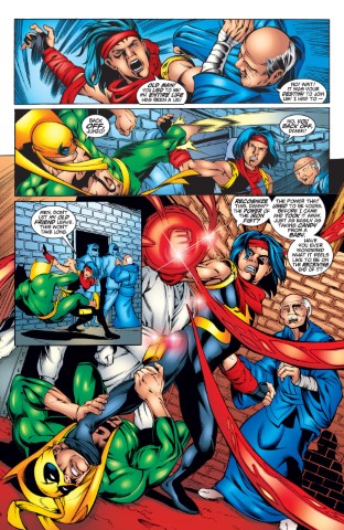 Iron Fist - Wolverine 2 Pg. 16 - published by P: Jamal Igle I: Rich Perotta
